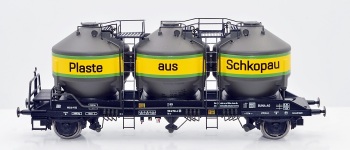 NPE Modellbau NW22088 - H0 Silowagen Uc-y Buna AG der DR; Ep. V